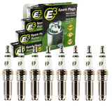 8 pc E3 Spark Plugs compatible with Chevrolet Silverado 1500 5.3L 6.2L V8 2014-2021