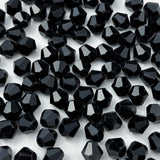 YUEXIGO 500pcs 3mm Bicone Glass Crystal Beads for Jewelry Making, Faceted Bicone Glass Spacer Beads for Bracelet Earring Necklac