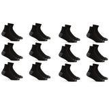 Fruit Of The Loom MenS Half Cushion Dual Defense Ankle Socks (12 Pack), Black, Shoe Size: 612
