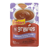 Purina Friskies Lil' Gravies Roasted Turkey Flavor Cat Food Lickable Cat Treats - (Pack of 16) 1.55 oz. Pouches