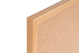 Maya Combo Board, Melamine Dry-Erase And Cork, 24 X 36, Oak Frame