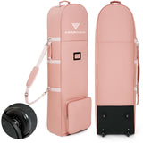 DAREKUKU Golf Travel Covers for Airlines with Detachable Shoulder Straps, Soft Foldable Golf Club Travel Bags, 900D Heavy Duty O