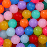 ANCADN 20mm Acrylic Beads 100pcs Color Round Bead Chunky Bubblegum Beads for DIY Jewelry Making (Color)