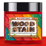 GOODTAKE Red Wood Stain Powder, Wood Dye Stain that Makes Vibrant Wood, Premium Fast Dry Wood Stain Powder, Multiple Finishes - 