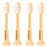 PONPACE Bamboo Toothbrush Heads Compatible with Philips One by Sonicare, Extra Soft Castor-Oil Bristles for Sensitive Teeth, Eco