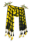 Chandwasia Traditional Shibori Pattern Scarf, Scarves, Viscose Fabric Stole & Shawl Design For Men & Women Summer & Winters Clas