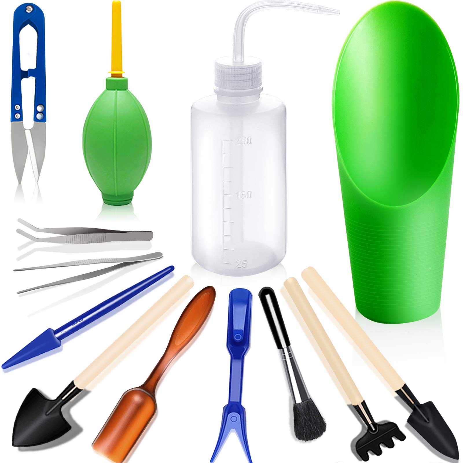 Succulent Tools, Mini Garden Tool Set, Transplanting Tools Set, Succulent Care kit for Succulent Miniature Gardening Plant, Mult