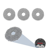 Bycarm Microfiber Mop Cloths Compatible with Roborock Q Revo,Qrevo S, Qrevo Pro Robot Vacuum Cleaner Mop Replacement Pads, Washa