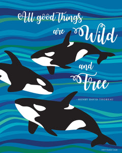 Barker Creek Art Prints, Sea And Sky, 8 X 10 Inches, Set Of 4