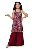 Fashion Dream GirlS Silk Blend Embroidery Salwar Suit Set|Kurta Set For Girls|Girls Salwar Suit|Ethnic Suit Set (Fdgset00224 Mr