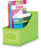 Teacher Created Resources Lime Polka Dots Book Bin (20785)