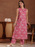 Libas Women'S Pure Cotton Kurta Set (274990R Pink M