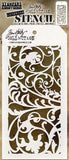 Tim Holtz Stampers Anon Stencil, Ironwork Layered