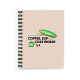 Plan To Gift Notebook Small Coffee Notebook Wire Bound Spiral Printed Pages:160 (Size A5)