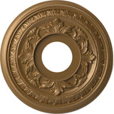 Ekena Millwork CMP13BACGH Baltimore Thermoformed PVC Ceiling Medallion (Fits Canopies up to 5 1/4), 13OD x 3 1/2ID x 3/4P, Metal