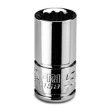 Capri Tools 5/16 in. Shallow Socket, 1/4 in. Drive, 12point, SAE (CP16158)