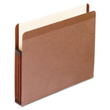 Pendaflex 85343 Premium Reinforced Expanding File Pockets, Straight Cut, 1 Pocket, Letter, Brown