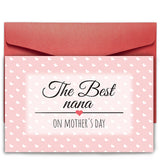 SuperShunhu Funny Mothers Day Card for Nana, Grandma Mothers Day Card, The Best Nana Mothers Day Card