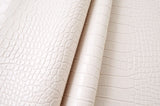 Wento Alligator Skin PU Leather Fabric Faux Leather Fabric Crocodile Fabric Leather Upholstery Fabric by The Yard