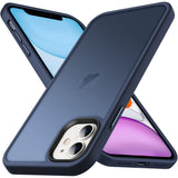 Anqrp Designed for iPhone 11 Case Blue [Support Wireless Charging], [Silky Touch] Soft Silicone Slim Anti-Scratch Phone Case for