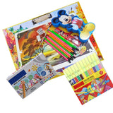 Drawing Board with Large Drawing Notebook, 10 Drawing Pencils + 1 Writing Pencil, 3 Erasers, 1 Sharpener, 12 Shades Crayon, 12 S