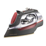 CHI Steam Iron for Clothes with 8 Retractable Cord, 1700 Watts, 3-Way Auto Shutoff, 400+ Holes, Professional Grade, Temperature 