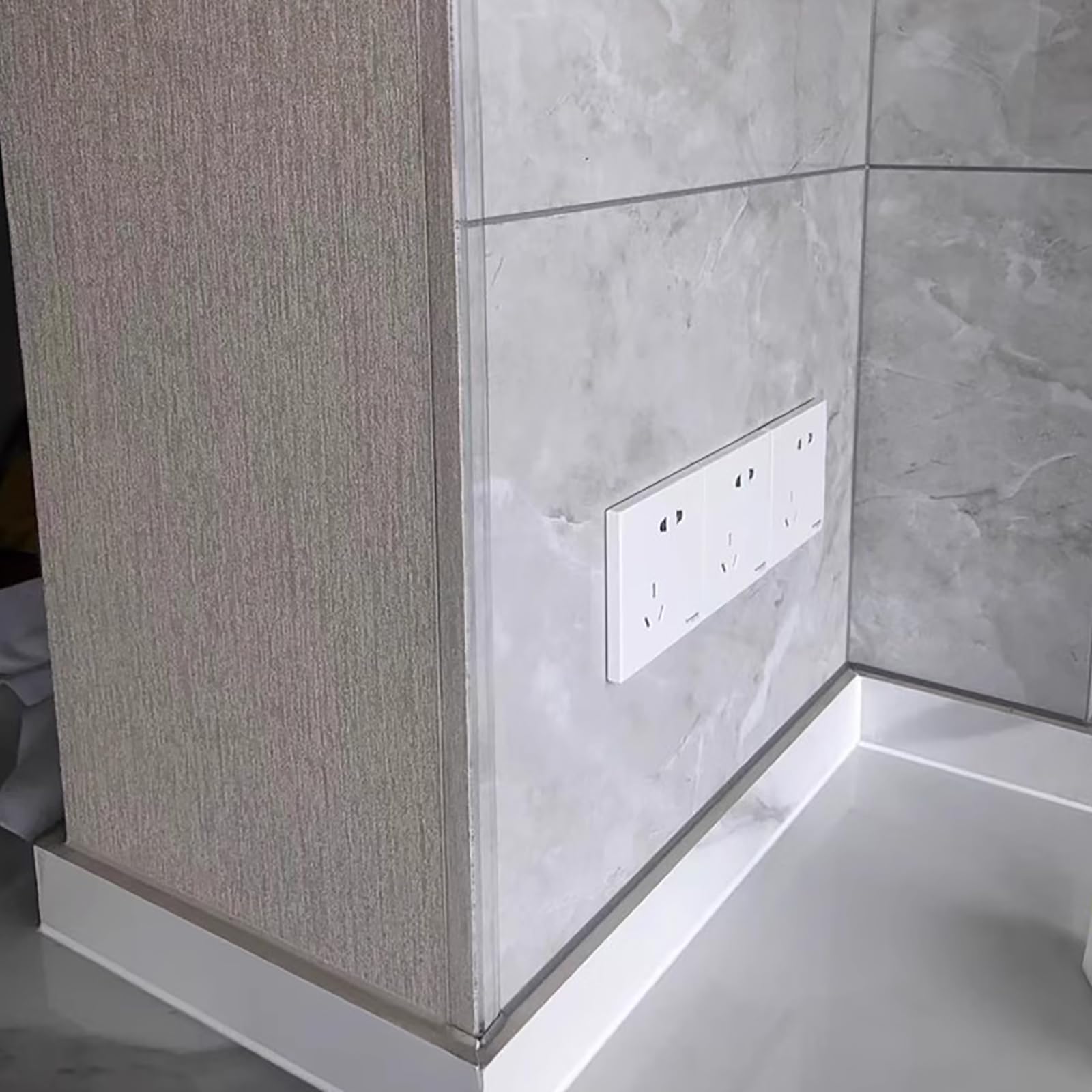 Awvob Wall Corner Protector - 2PCS, 31.5x1.18 - Self Adhesive Clear Corner Protectors for Walls, Cabinet Door Edge Guard, Co
