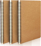 Shuangyou A5 Size Hardcover Spiral Plain Travel Writing Notebooks, Notepad Sketchbook, Students College Office Business Subject 