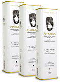 P.J. KABOS 2024/25 Harvest, High Phenolic (450+mg/kg), Premium Greek Extra Virgin Olive Oil, Kosher, Greece, Cold Extracted, 3 x