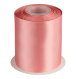 4 Inch Double Faced Satin Ribbon Dusty Rose Solid Polyester Craft Ribbon - 25 Yards Perfect for Gift Wrapping, Crafts, Wreath, W