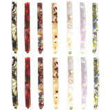 MIAO JIN 14 Pcs Hair Clips Bobby pins Acetate Barrettes Hair Accessories Fashion Geometric Bobby Hair Clips (7 Design)