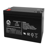 AJC Battery Compatible with Universal Power Group Group 24 Gel Patriot 12V 75Ah Wheelchair Battery