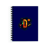 Plan To Gift Notebook A5 Plain Alphabet D Notebook Wire Bound Spiral Printed Pages:160 (Size A5)