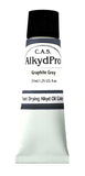 C.A.S. Paints AlkydPro Fast-Drying Oil Color Paint Tube, 37ml, Graphite Grey