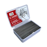 VELURA Lead Refills Replaceable Break Resistant for School Supplies Writing Drawing 0.5mm 1000pcs|1000 Lead Refills |Ink Refills