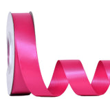 Ribest Hot Pink Double Faced Satin Ribbon, 7/8 Inch 25 Yard Ribbon for Crafts Gift Wrapping Bows Wedding Party Decoration Bouque