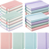 Ceenna 16 Packs Pocket Small Notebook Journals Mini Notebook bulk 192 Pages/96 Sheets Hardcover with Thick Lined Paper 3inch x 4.4inch