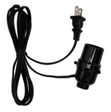 Creative Hobbies Instant Lamp Kit Push Thru On/Off Medium Base Lamp Socket is PreWired with 6 Foot Lamp Cord with Polarized E