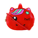Arendelle Unicorn Coin Purse For Girls In Red