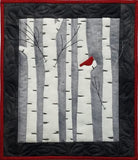 Wall Quilt Kit by Rachels of Greenfield, Birches Wall Quilt Kit 13x15 inch, white