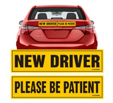 TOTOMO New Driver Magnet for Car Sign Large 12