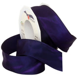 Morex Ribbon French Wired Lyon Ribbon, 1-1/2-Inch by 27-Yard Spool, Deep Purple
