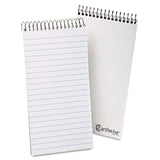 Ampad Earthwise by Ampad Recycled Reporters Notepad, Gregg Rule, White Cover, 70 White 4 X 8 Sheets