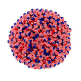 200pcs Flag Polymer Clay Beads, Mixed Charm Spacer Beads for Bracelet Necklace DIY Jewelry Making (Flag)