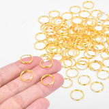 100pcs 1/2 Small Split Ring for Keychains, Double Loops Split Jump Rings Jewelry Making Metal Small Key Ring for Pet Collar Tag,