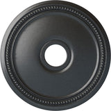 Ekena Millwork CM18DIPES Diane Ceiling Medallion, 18OD x 3 5/8ID x 1 1/8P (Fits Canopies up to 5 3/8), Hand-Painted Pewter