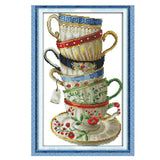 Heavenglow Coffee Cup Cross Stitch Kit Needlework Stamped For Beginners 35 54Cm 11Ctcrafts|Needlecrafts & Yarn|Embroidery & Cro