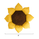 TONBO Soft Plush Small Cute and Cozy Nature Dog Cat Bed, Washer and Dryer Friendly (Sunflower)
