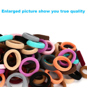 120Pcs Toddler Hair Ties, Kids Hair Ties, Hair Bands And Elastic Ponytail Holders For Toddler Girls (Diameter 1 Inch And As