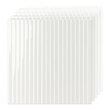 Select 5 Pack Peel and Stick Backsplash Tiles, Vinyl Self Adhesive Back Splash Stick OnTiles for Kitchen & Bathroom, Linear Desi